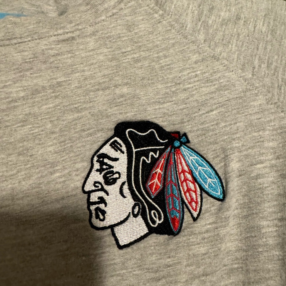 Chicago Blackhawk Patchwork Crew Neck - image 4